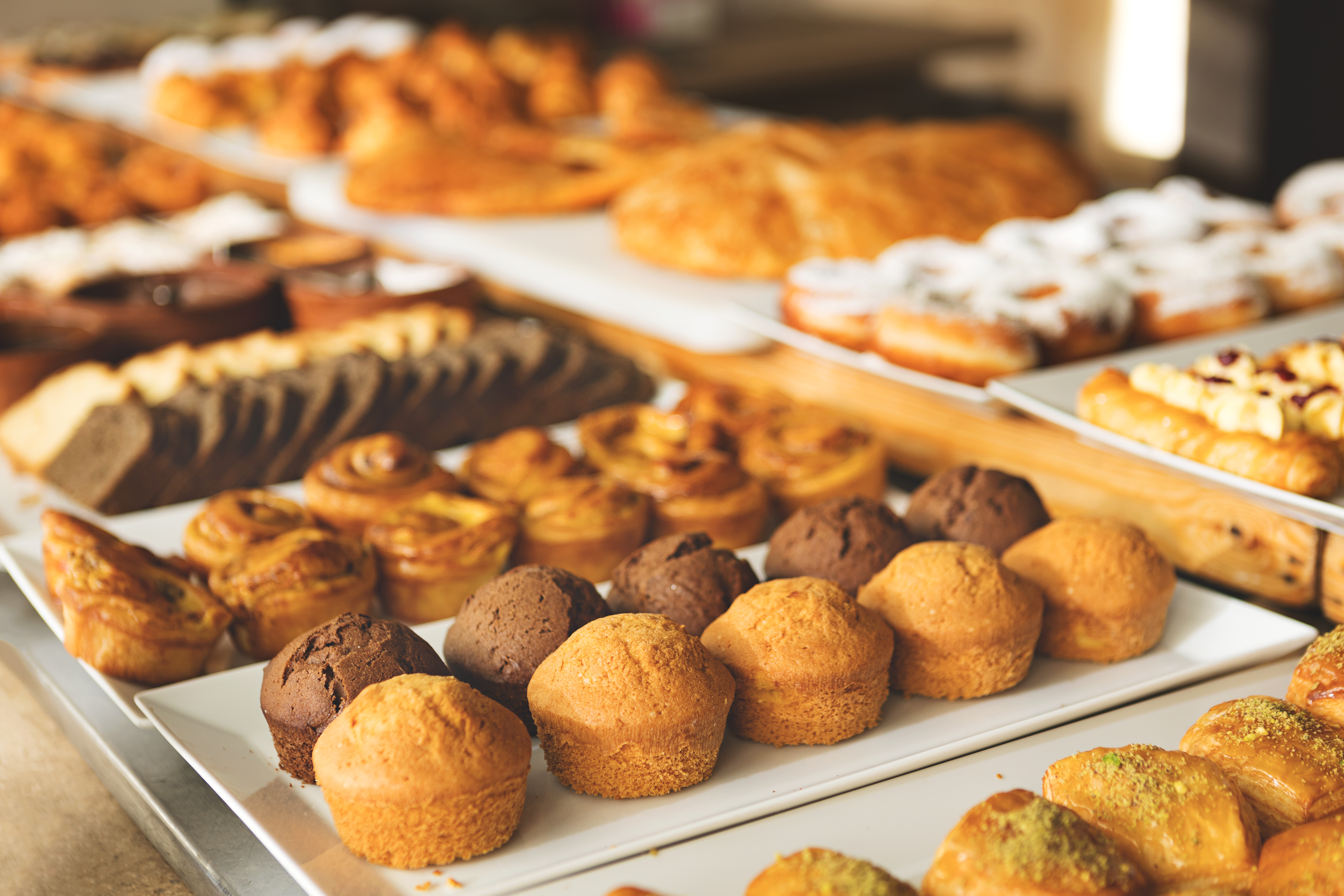 Assortment of gluten-free, dairy-free, and nut-free baked goods from Fates Cauldron Bakery in Red Deer