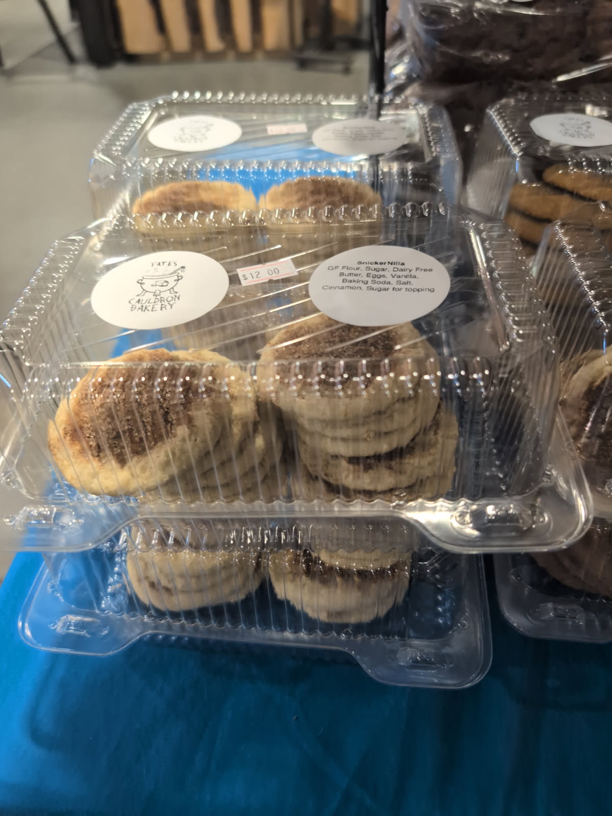 Snickernilla Cookies, gluten-free, dairy-free, and nut-free, baked in Red Deer